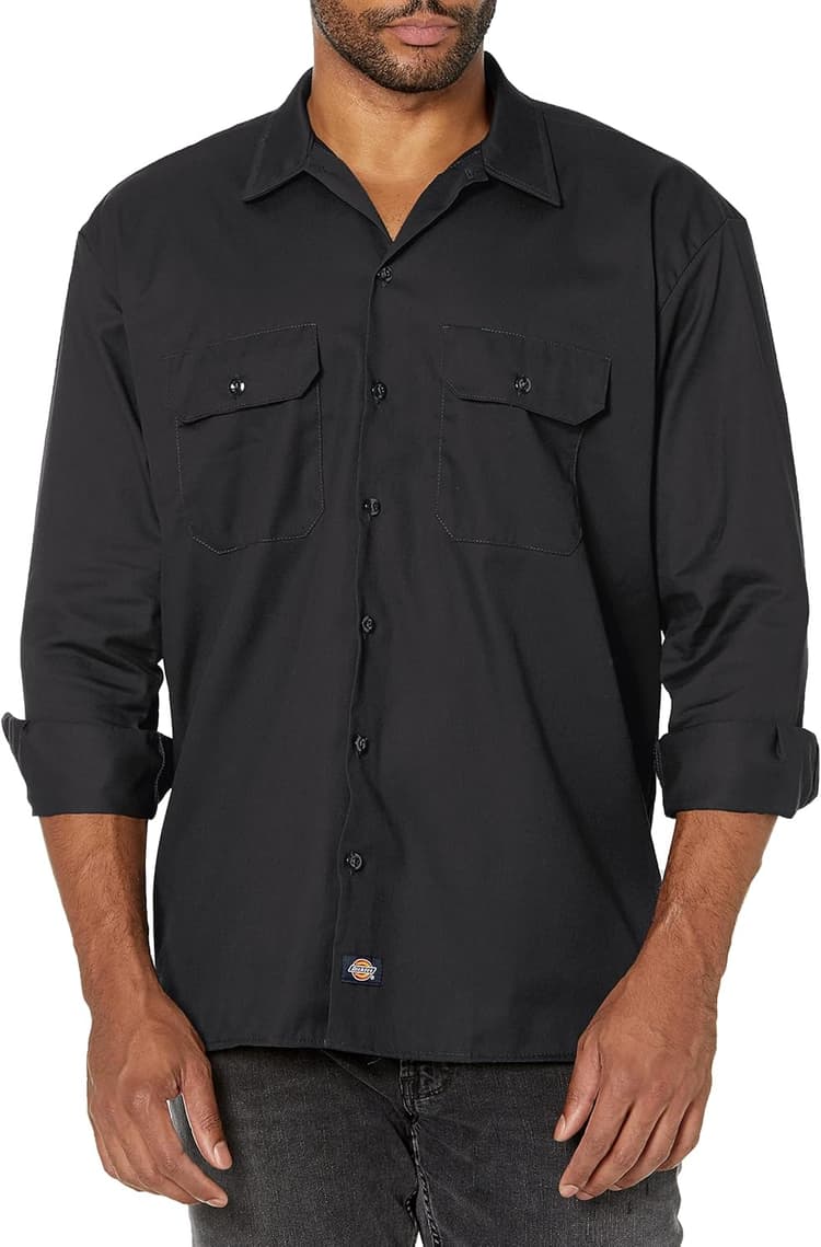 Dickies Mens Long Sleeve Work Shirt