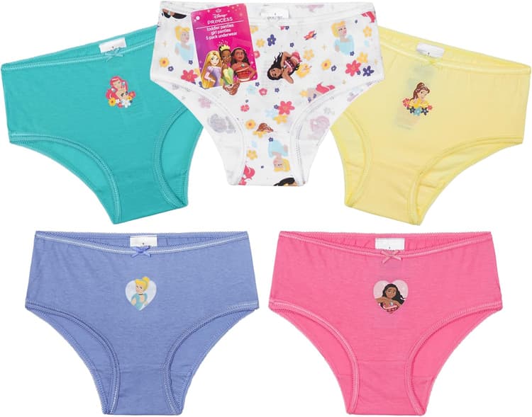 Get Trend Bluey | Frozen Culottes Fille Coton Slips Enfants Tout-Petits et Ados Lot de 3 Or 5 sous-Vêtements Cadeau Fille