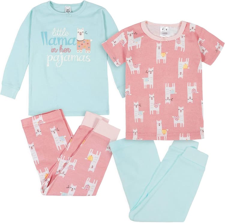 Gerber 4-teiliges Pyjama-Set Ensemble de Pijama Bébé Fille